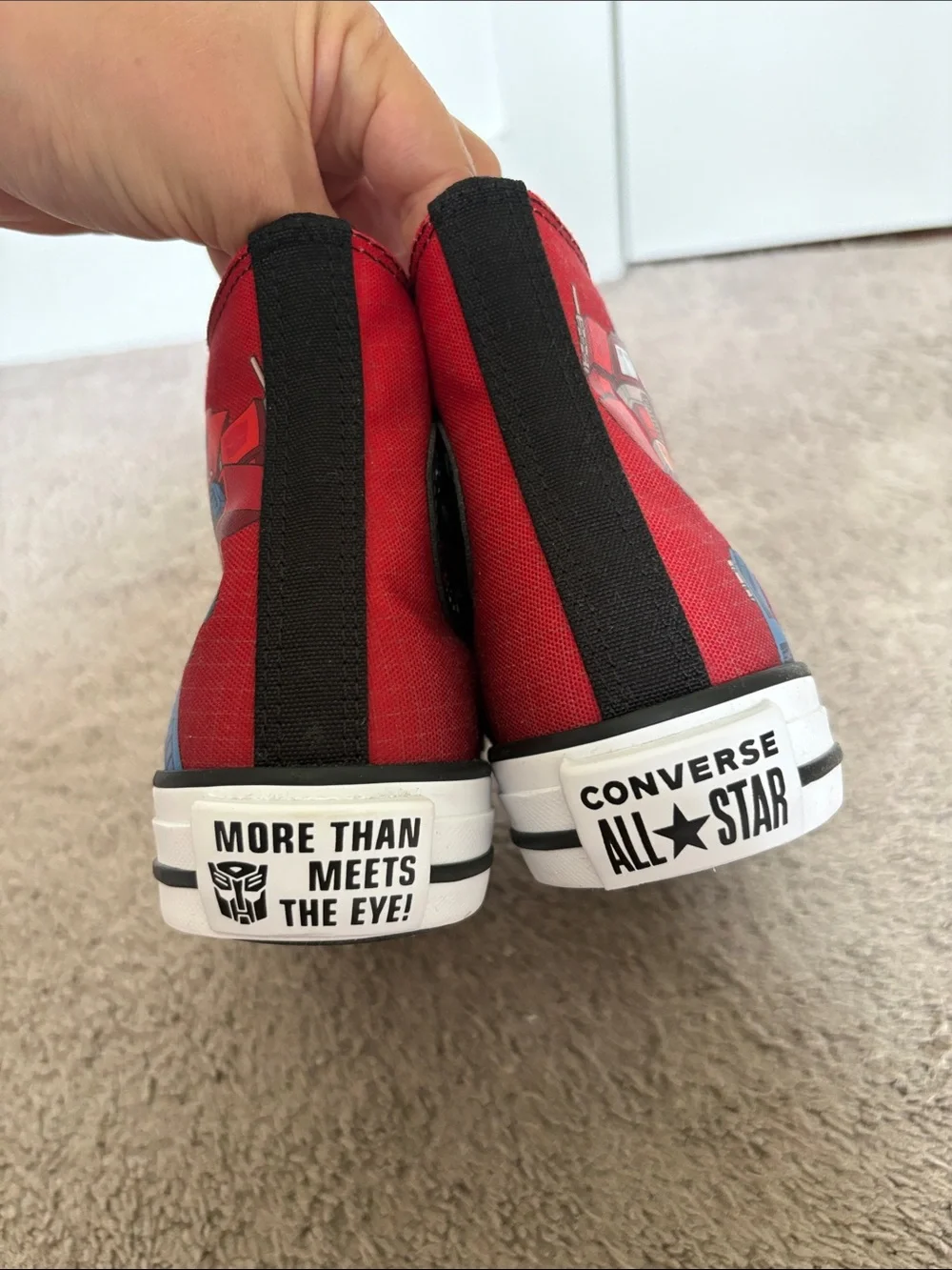 Converse Chuck Taylor All Star High top Transformers Autobots sneakers
